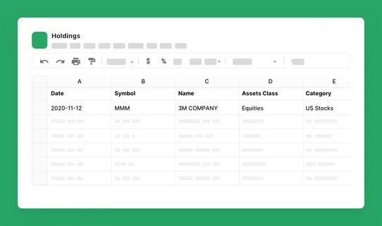 Export your consolidated data for enhanced reporting or taxes